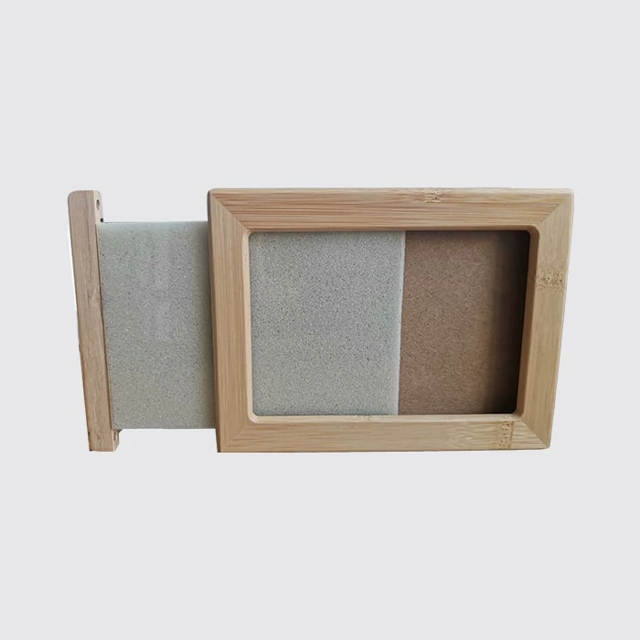 Bamboo Photo Frame Pet Urn, Pet Frame Urn Box with Photo Frame