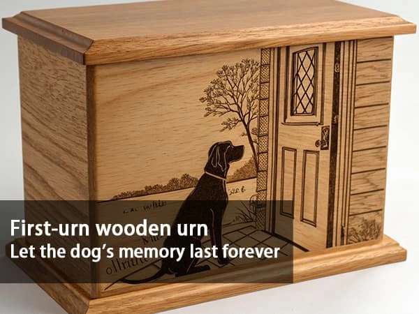 First-urn wooden urn, Let the Dog's Memory Last Forever